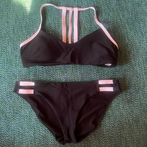 Athleta Other - Athleta Two Piece Black and White Bikini